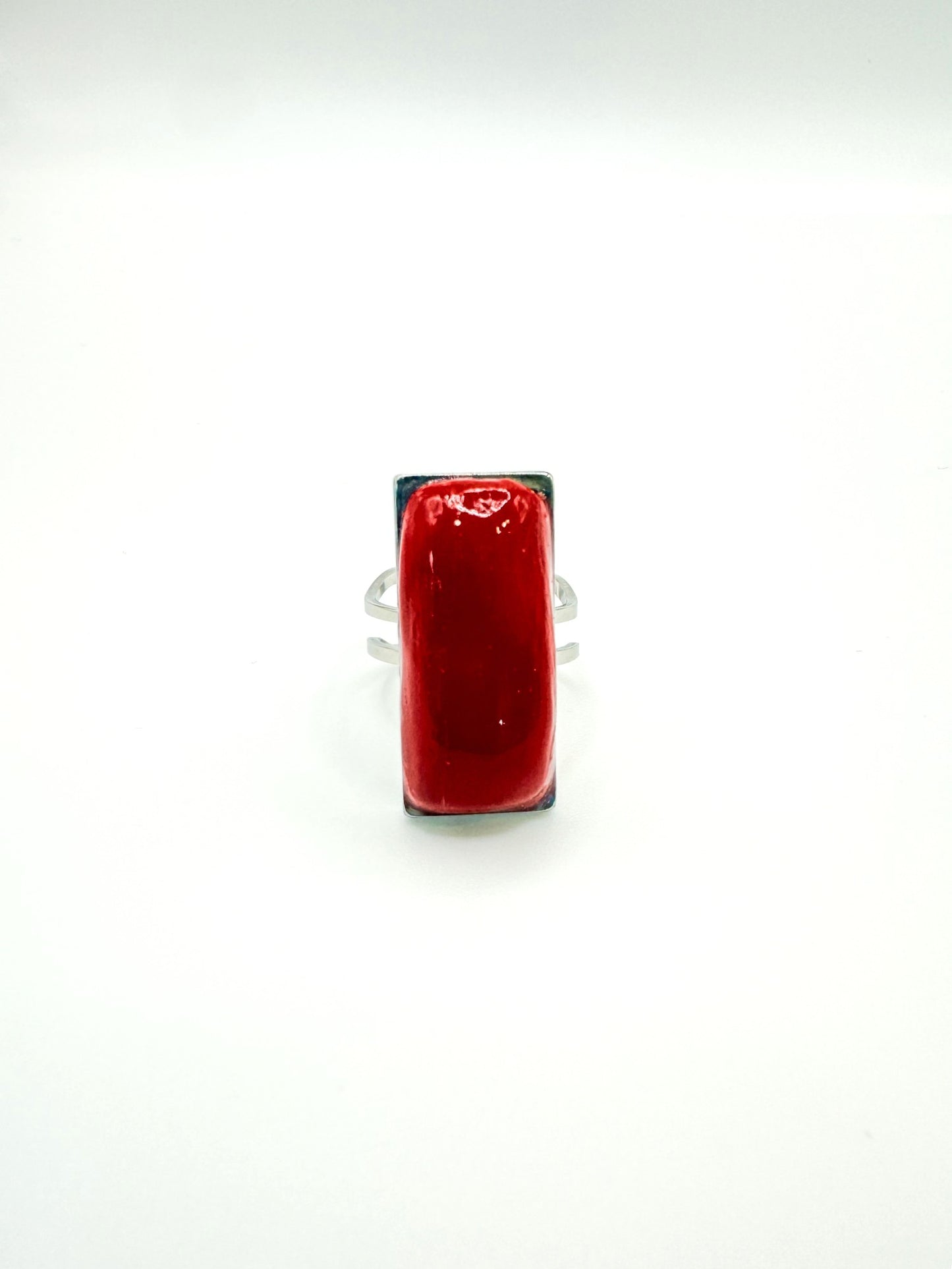 Anello "Mattonella" Rettangolare - Più colori
