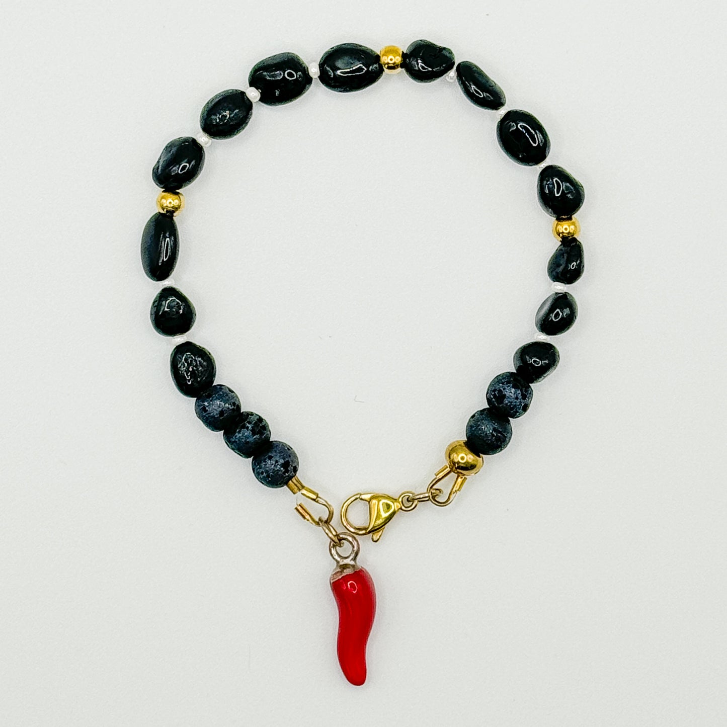 Bracciale "Proteggimi" con Cornetto