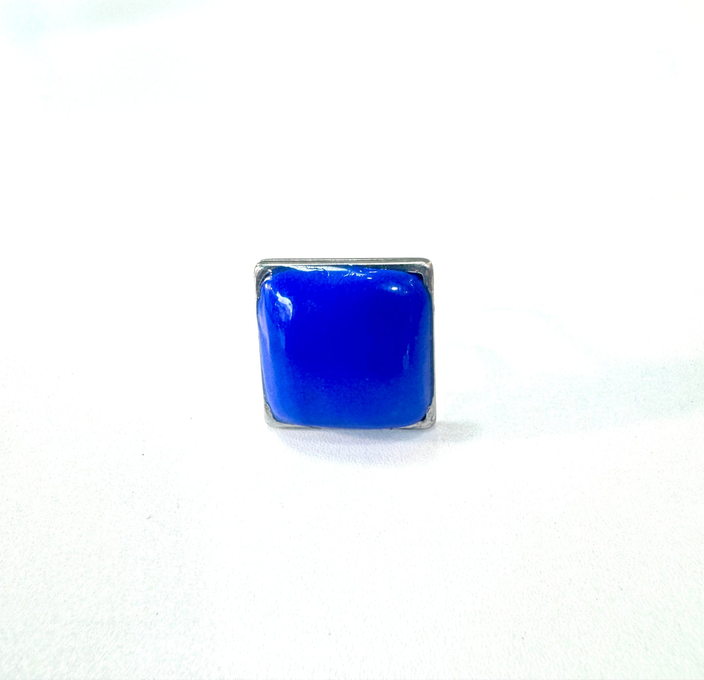 Anello "Mattonella" quadrato - Più colori
