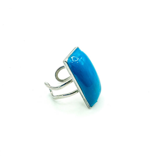 Anello "Mattonella" Rettangolare - Più colori