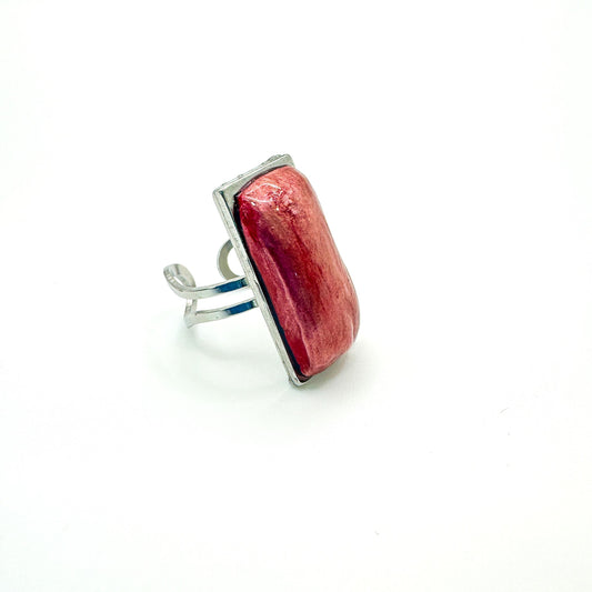 Anello "Mattonella" Rettangolare - Più colori