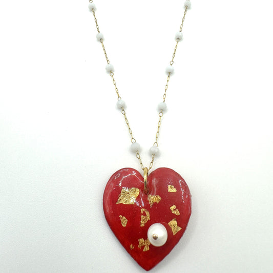 Collana Scultura "Cuore Sacro"