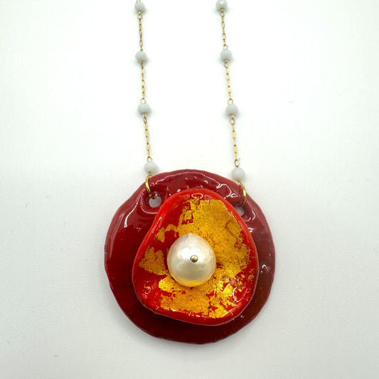 Collana Scultura "Ninfea"